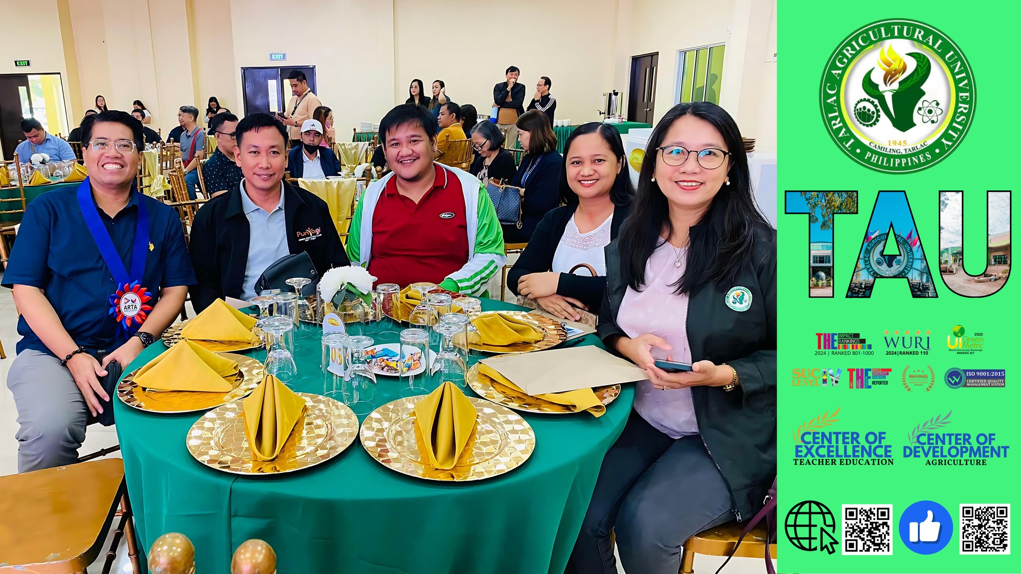 𝐂𝐀𝐏𝐓𝐔𝐑𝐄𝐃 𝐈𝐍 𝐋𝐄𝐍𝐒 | Delegates from Tarlac Agricultural University (TAU), led by its president, Dr. Silverio Ramon DC Salunson, attend the Anti-Red Tape Authority (ARTA) Ease of Doing Business (EODB) 