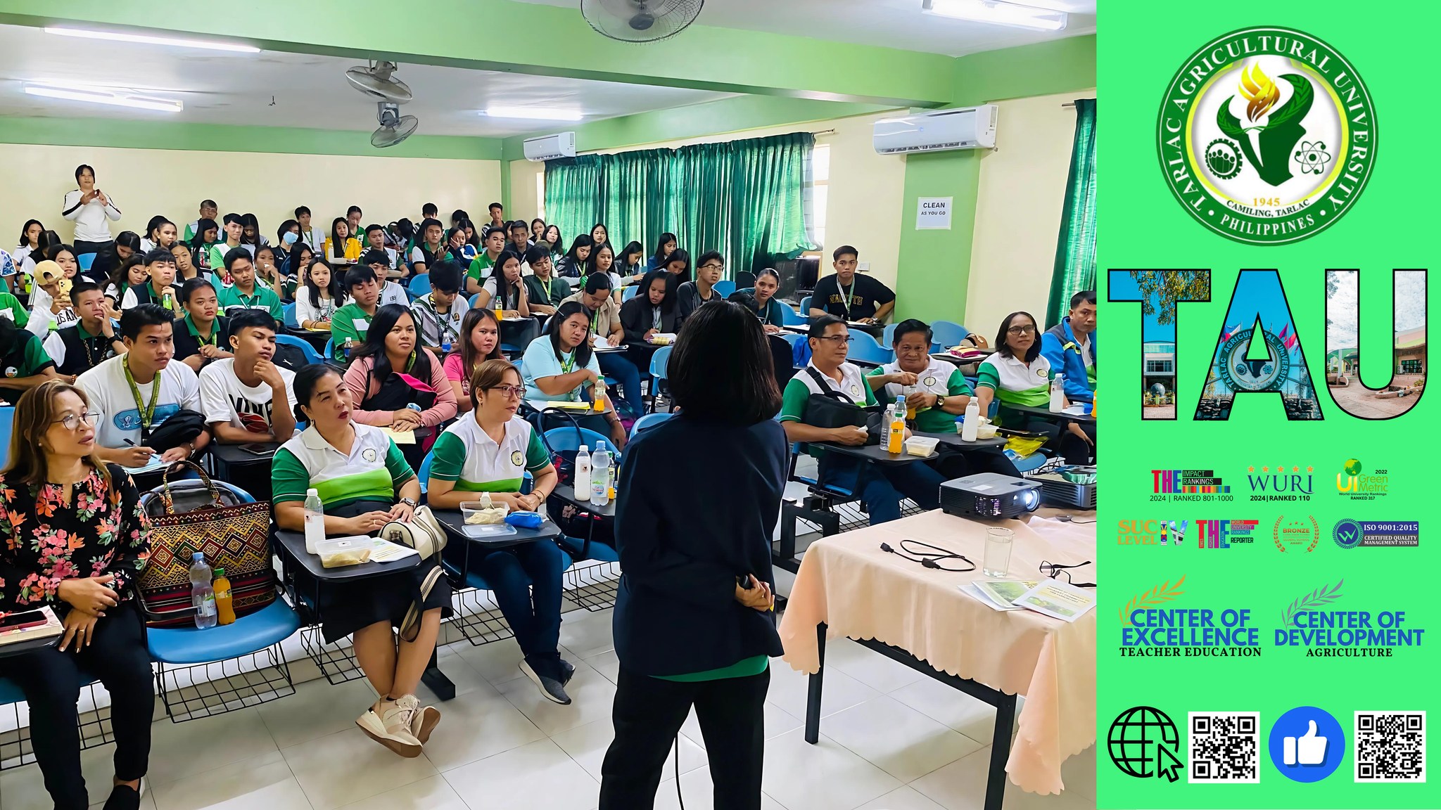 𝐂𝐀𝐏𝐓𝐔𝐑𝐄𝐃 𝐈𝐍 𝐋𝐄𝐍𝐒 | To introduce another potential banner product, the Tarlac Agricultural University, through a partnership between the College of Agriculture and Forestry (CAF) and the Department of Extension and Training (DET)