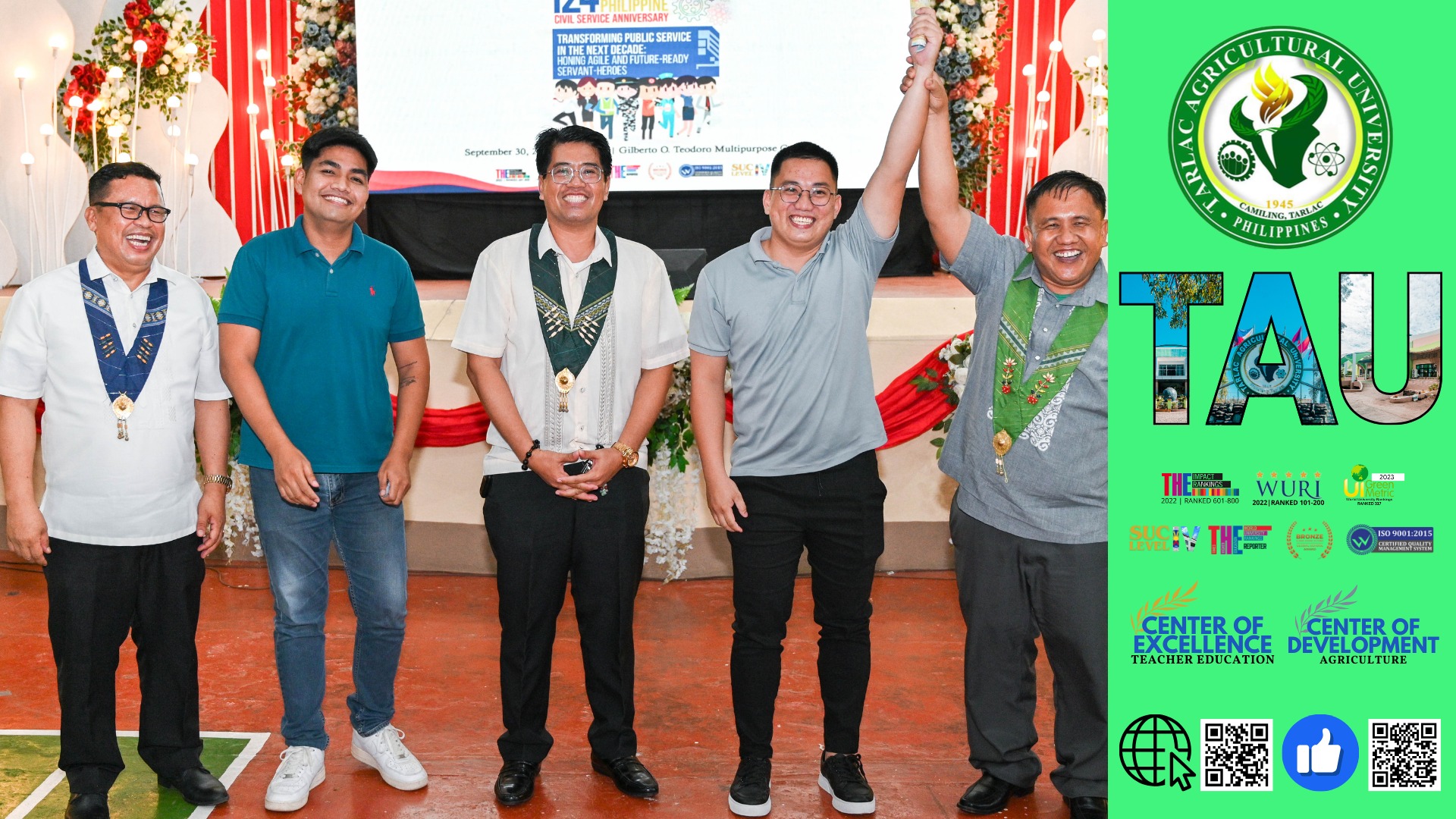 𝐂𝐀𝐏𝐓𝐔𝐑𝐄𝐃 𝐈𝐍 𝐋𝐄𝐍𝐒 | Right after the Katangi-tanging Kawani ng Unibersidad Awarding Ceremony graced by Dr. Silverio Ramon DC. Salunson