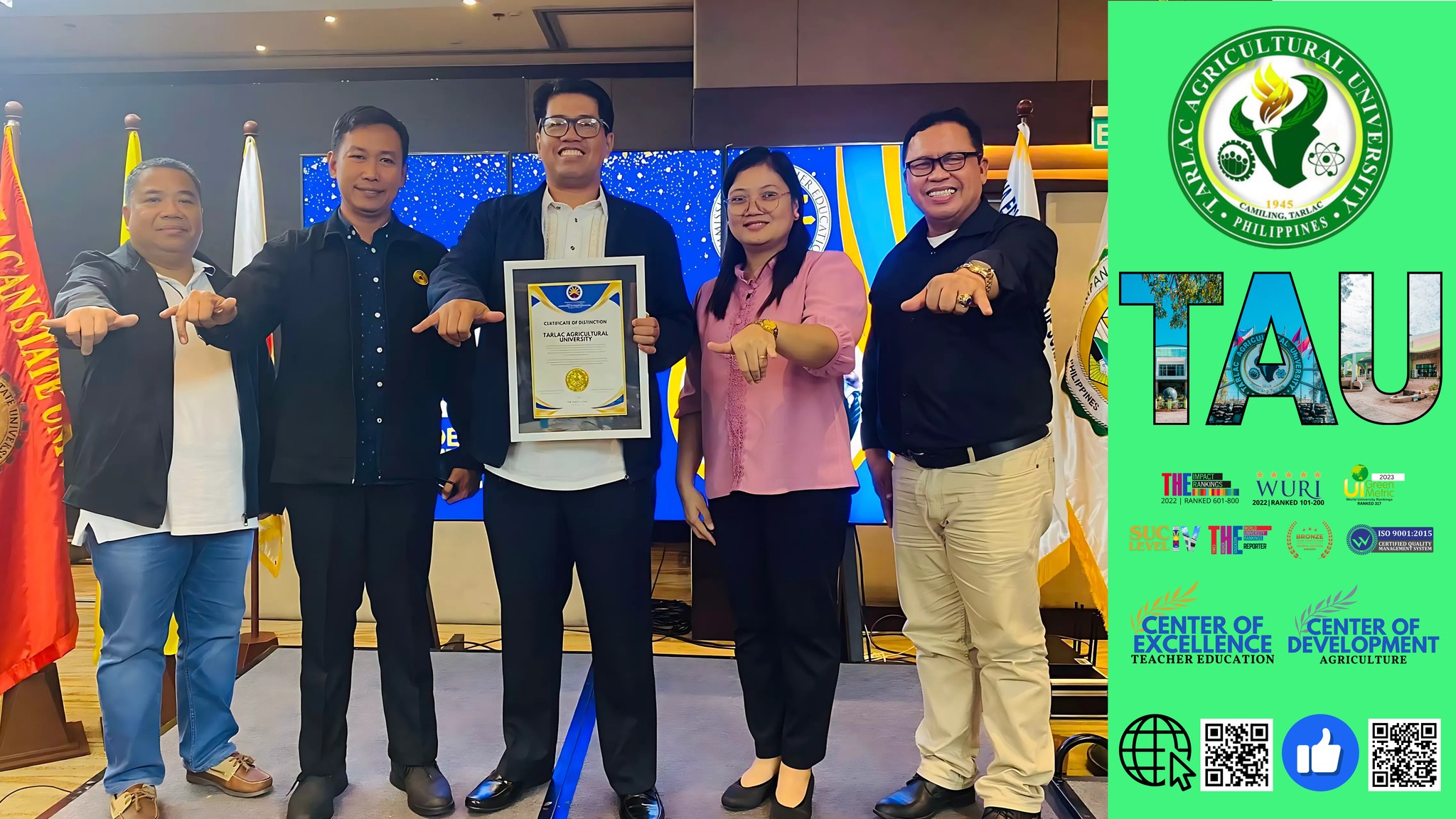 𝐌𝐈𝐋𝐄𝐒𝐓𝐎𝐍𝐄𝐒 | CHEdRO III honors TAU for excellence in board exam for teachers