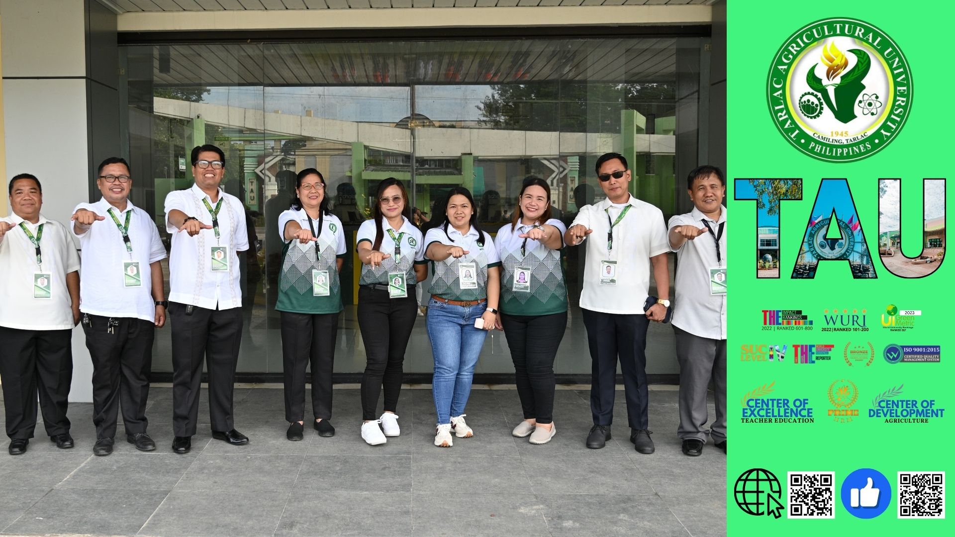 𝐂𝐀𝐏𝐓𝐔𝐑𝐄𝐃 𝐈𝐍 𝐋𝐄𝐍𝐒 | The Tarlac Agricultural University (TAU) community gathers in front of the Learning Resource Center (LRC) for the weekly flag-raising ceremony, led by the Medical and Dental Unit (MDU), 28 October