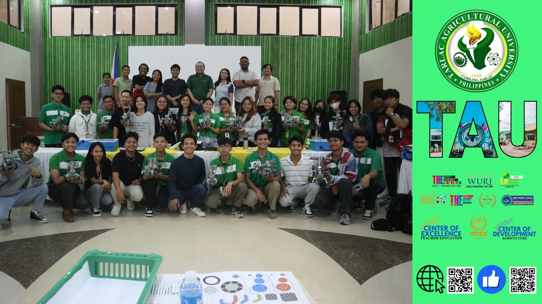 𝐂𝐀𝐏𝐓𝐔𝐑𝐄𝐃 𝐈𝐍 𝐋𝐄𝐍𝐒 | Tarlac Agricultural University (TAU), in collaboration with the Southeast Asian Regional Center for Graduate Study and Research in Agriculture (SEARCA) and Central Luzon State University (CLSU)