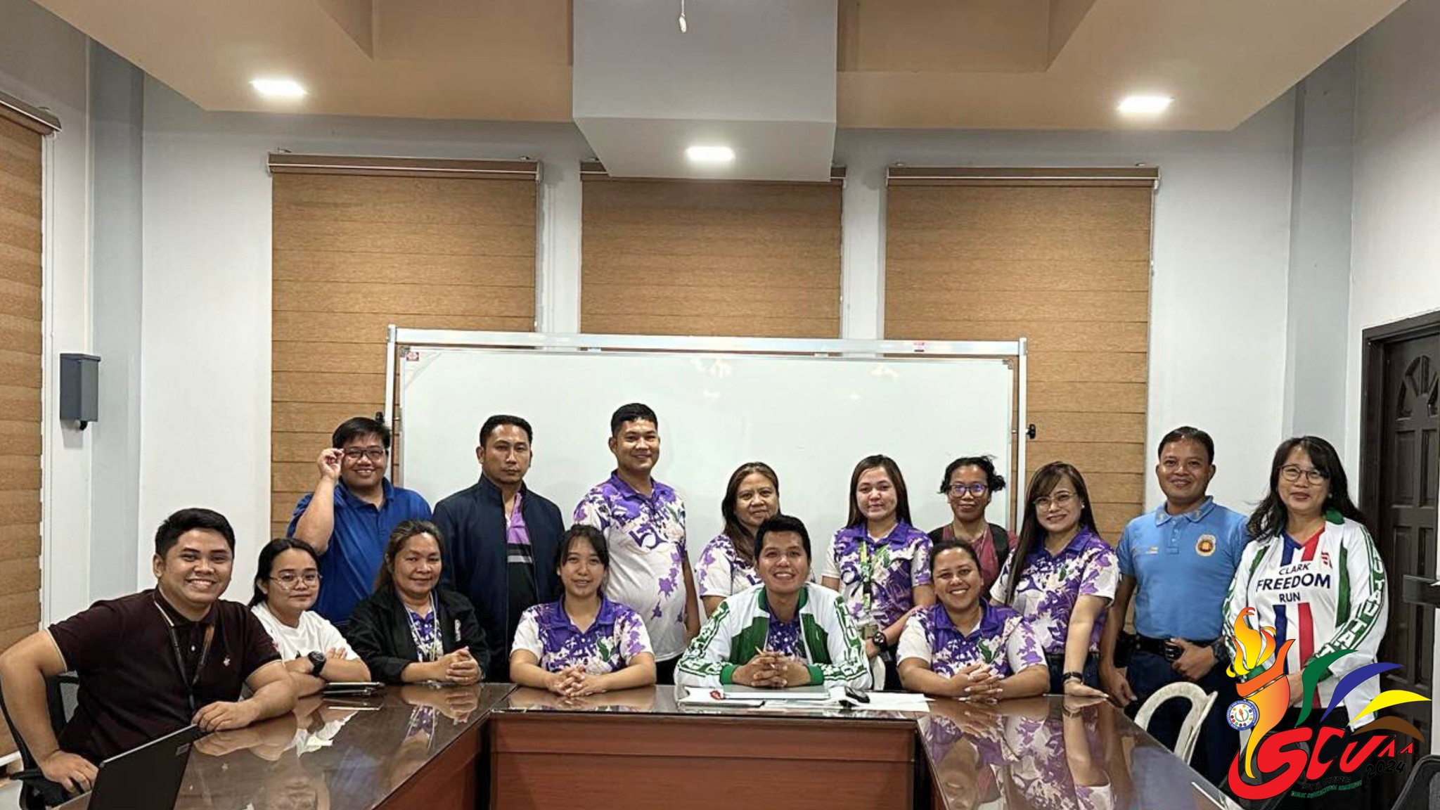 𝐂𝐀𝐏𝐓𝐔𝐑𝐄𝐃 𝐈𝐍 𝐋𝐄𝐍𝐒 | To discuss changes and remind the group of the safety and security measures to be implemented during the conduct of the SUC III Olympics, the members of the Event Management Team of Tarlac Agricultural University (TAU) gather at the Learning Resource Center Conference Room, 19 May.